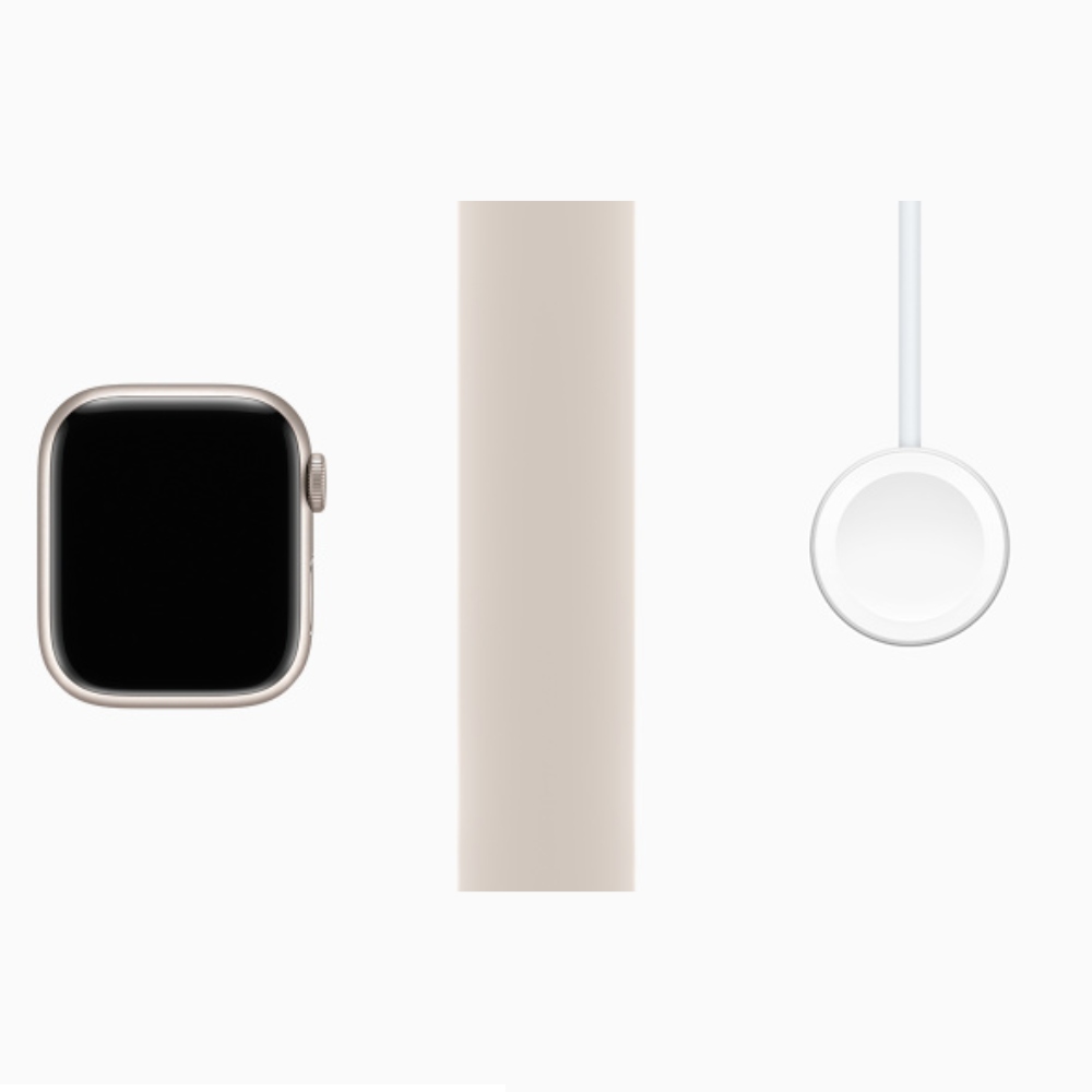 Apple Watch 8 41mm księżycowa poświata Starlight NFC Wi-Fi GPS zaplombowany Marka Apple