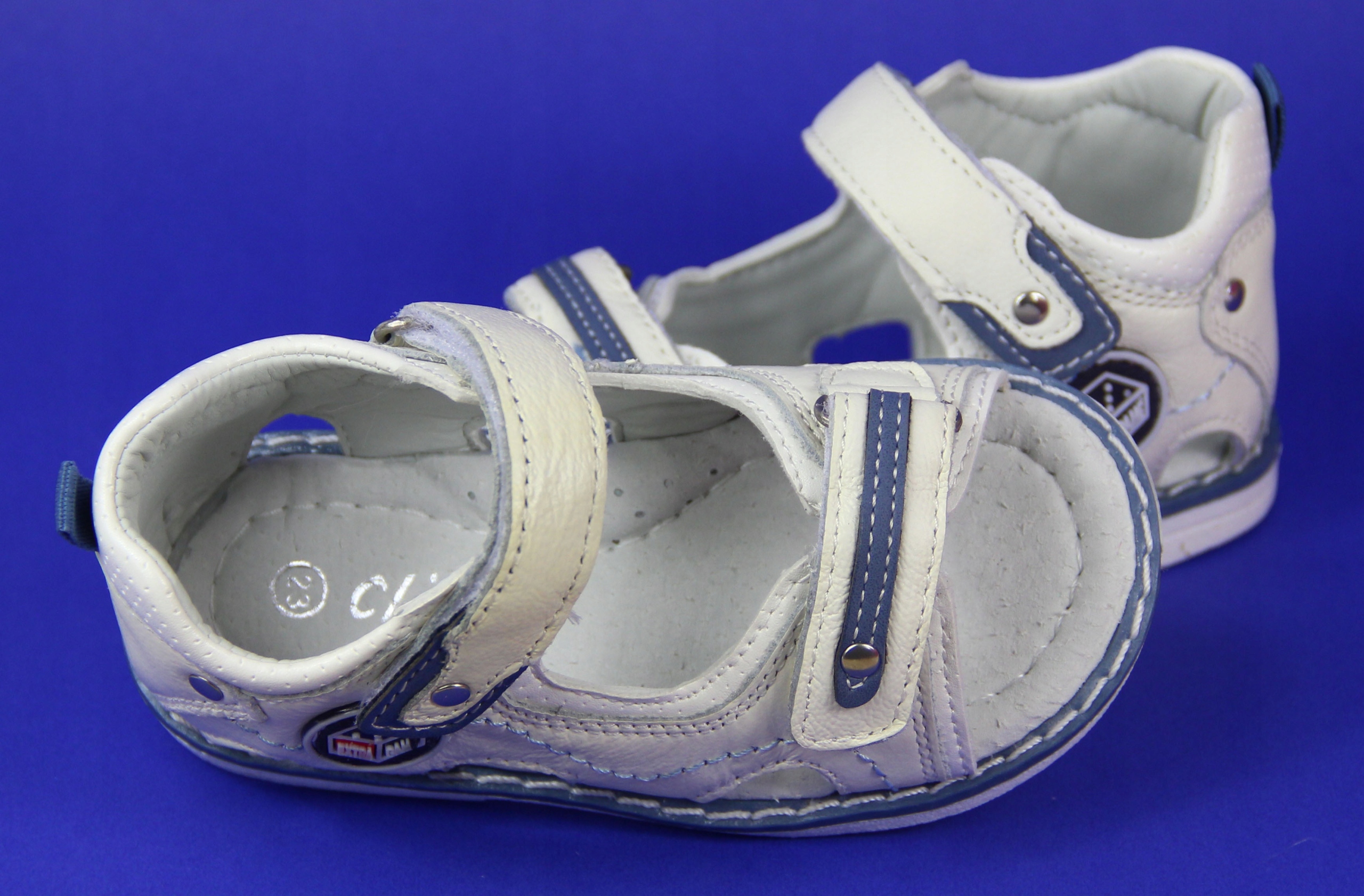 Skórzane sandałki CLIBEE r25/16cm obcas THOMASA Rozmiar 25