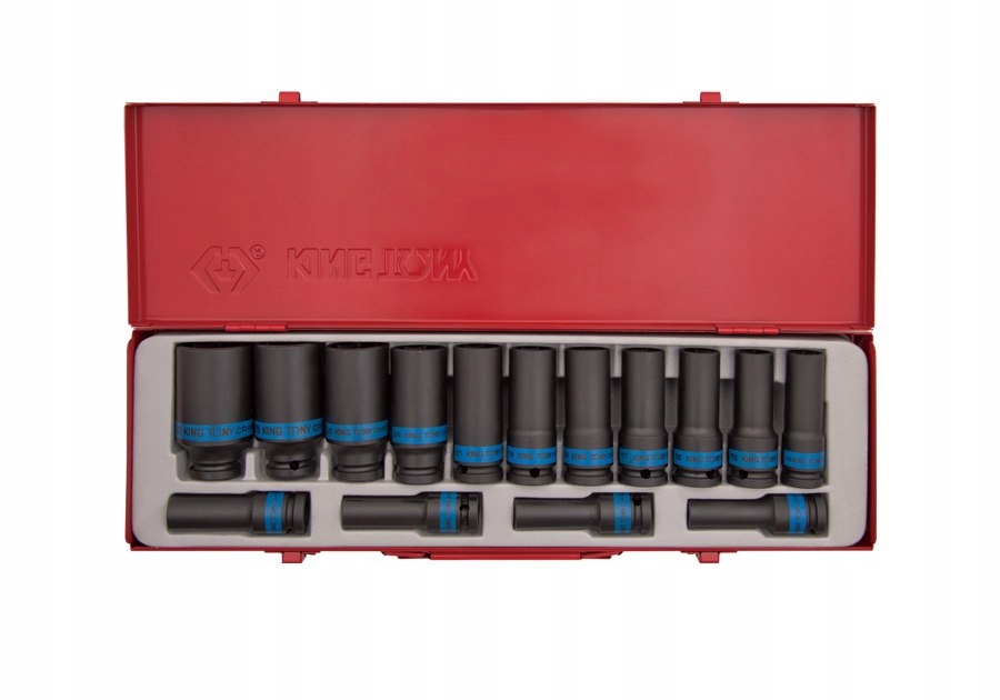 KOMPLET NASADEK UDAROWYCH 1/2 15CZ DŁUGIE 6-KĄT. 1