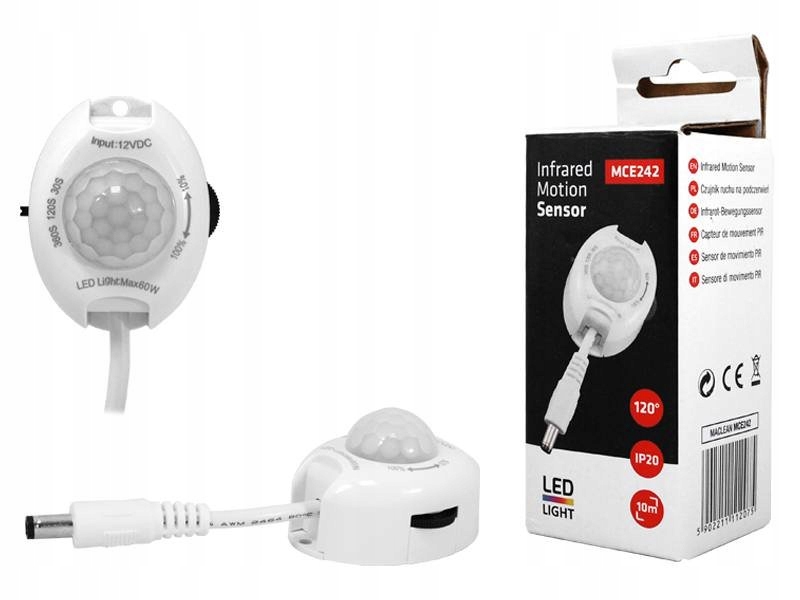 Maclean MCE242 Czujnik Ruchu Na Podczerwień