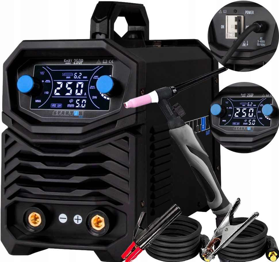 Elektrodová Invertorová Svářečka Spartus Easyarc 250P 400V Mma 250A Igbt