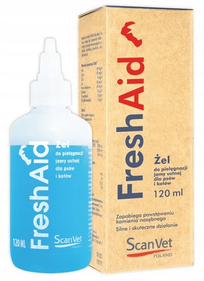 Levně ScanVet Fresh Aid 120 ml – péče o ústní dutinu psa a kočky