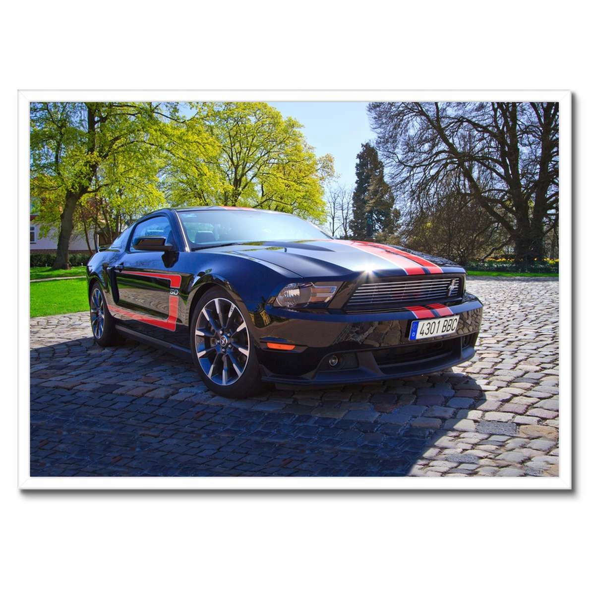 Plakáty v rámu 70x50 Ford Mustang Auto