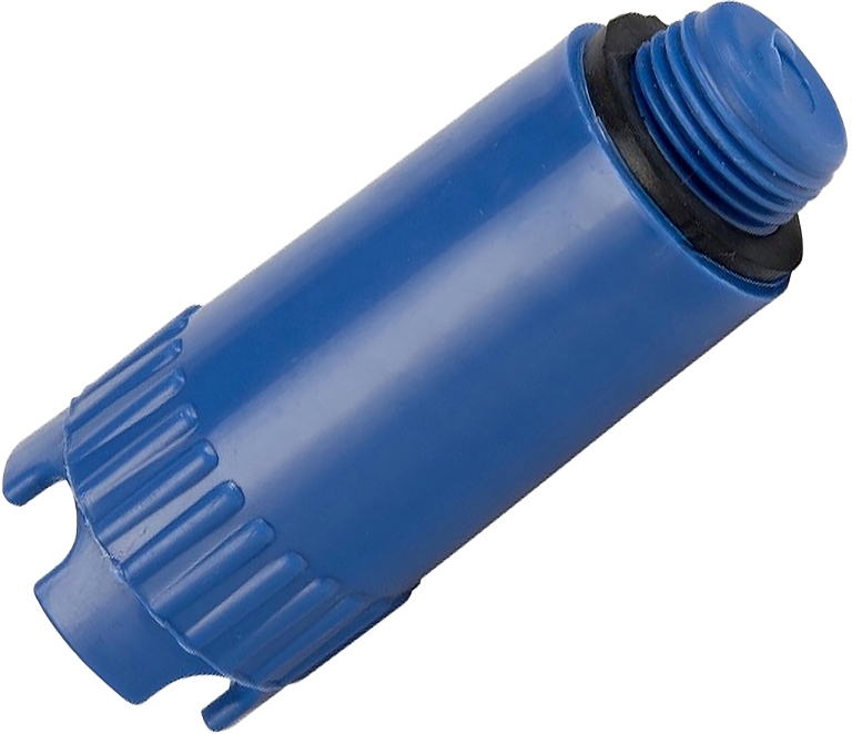 KOREK PRÓB SZCZELNOŚCI 1/2" - NIEBIESKI KOREK DO PRÓB CIŚNIENIA SOLIDNY