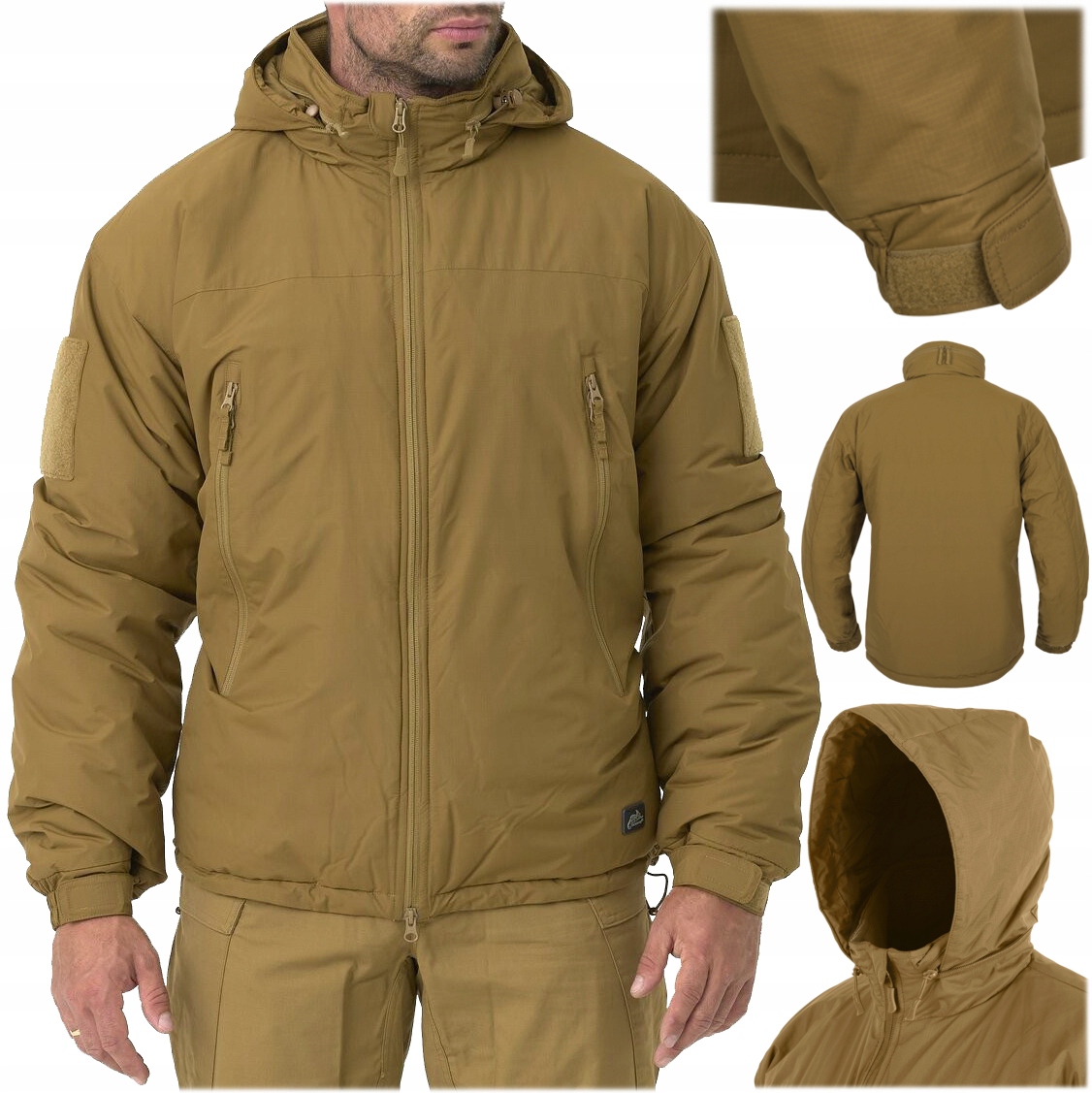 Helikon Lehká Zimní Bunda Level 7 Climashield Apex 100g Coyote vel. XL