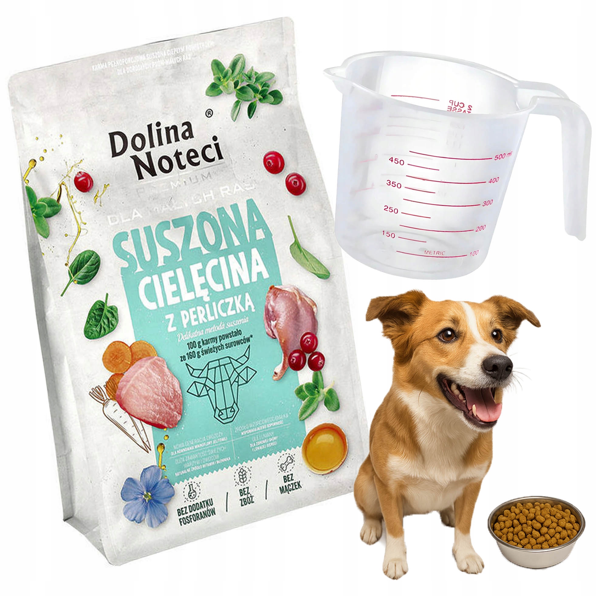 Zdravé Suché Krmivo Pro Psa 3kg Dolina Noteci Premium Hrnek Odměrka bonus