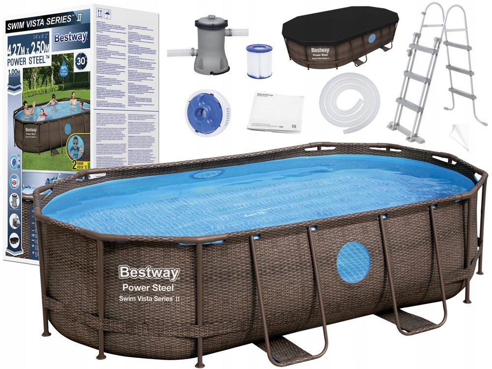 

Basen Stelażowy 427X250X100 cm Bestway 56714