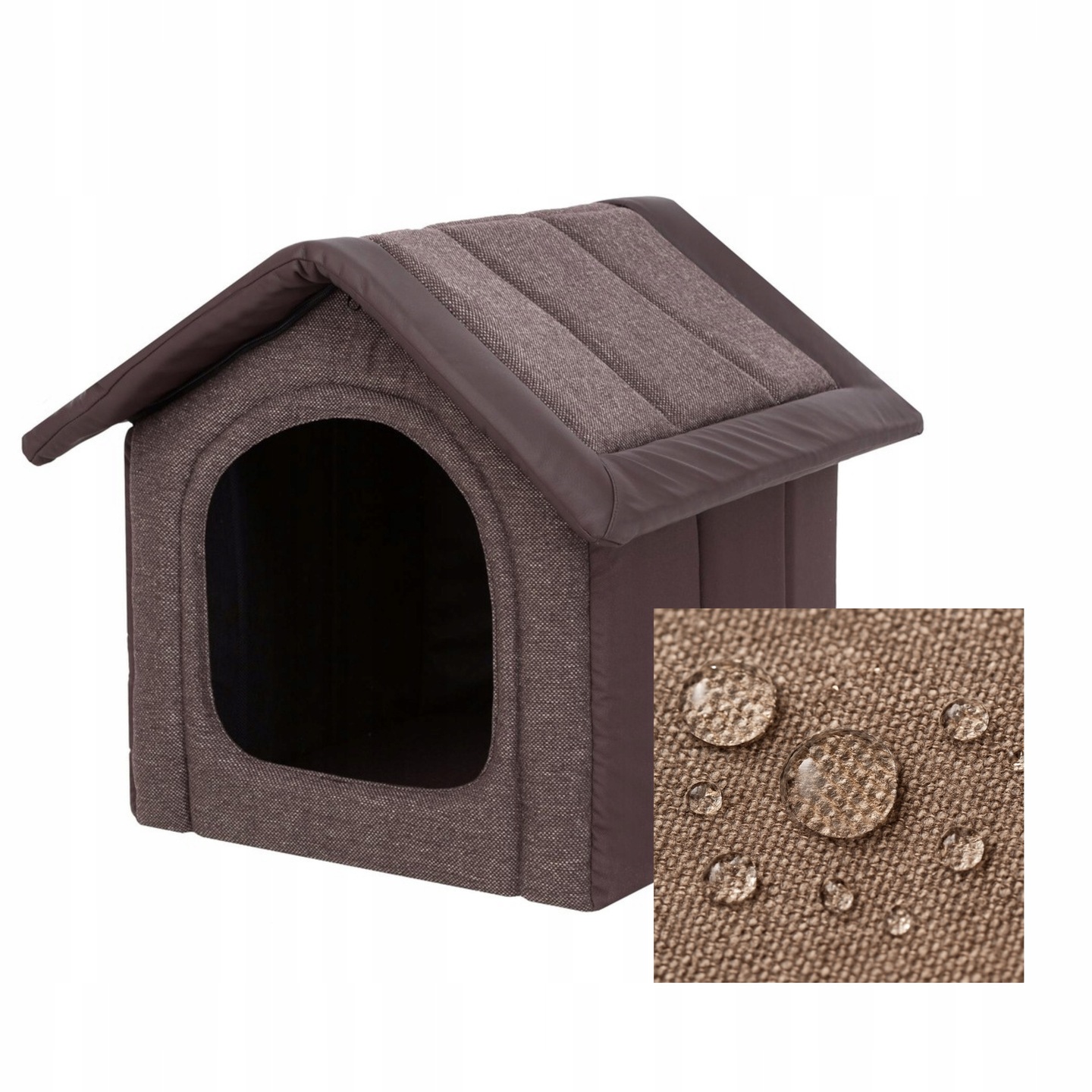 Domeček pro psa z látky – praktická bouda pelíšek – R3 – 52 x 46 cm