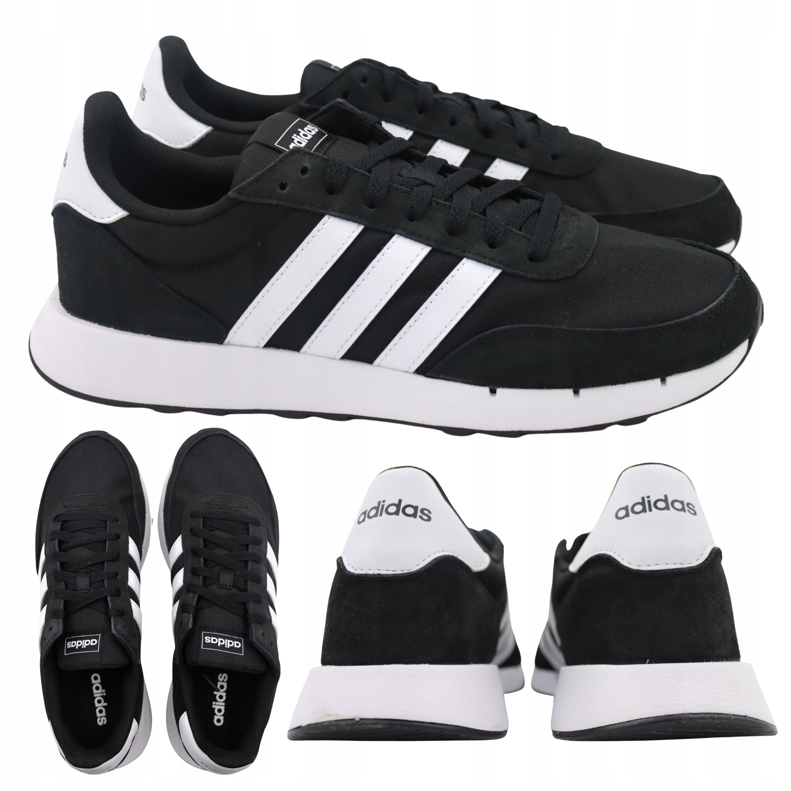 Pánské Sportovní Boty Pohodlné Černé Tenisky Adidas Run FZ0961 vel. 41 1/3
