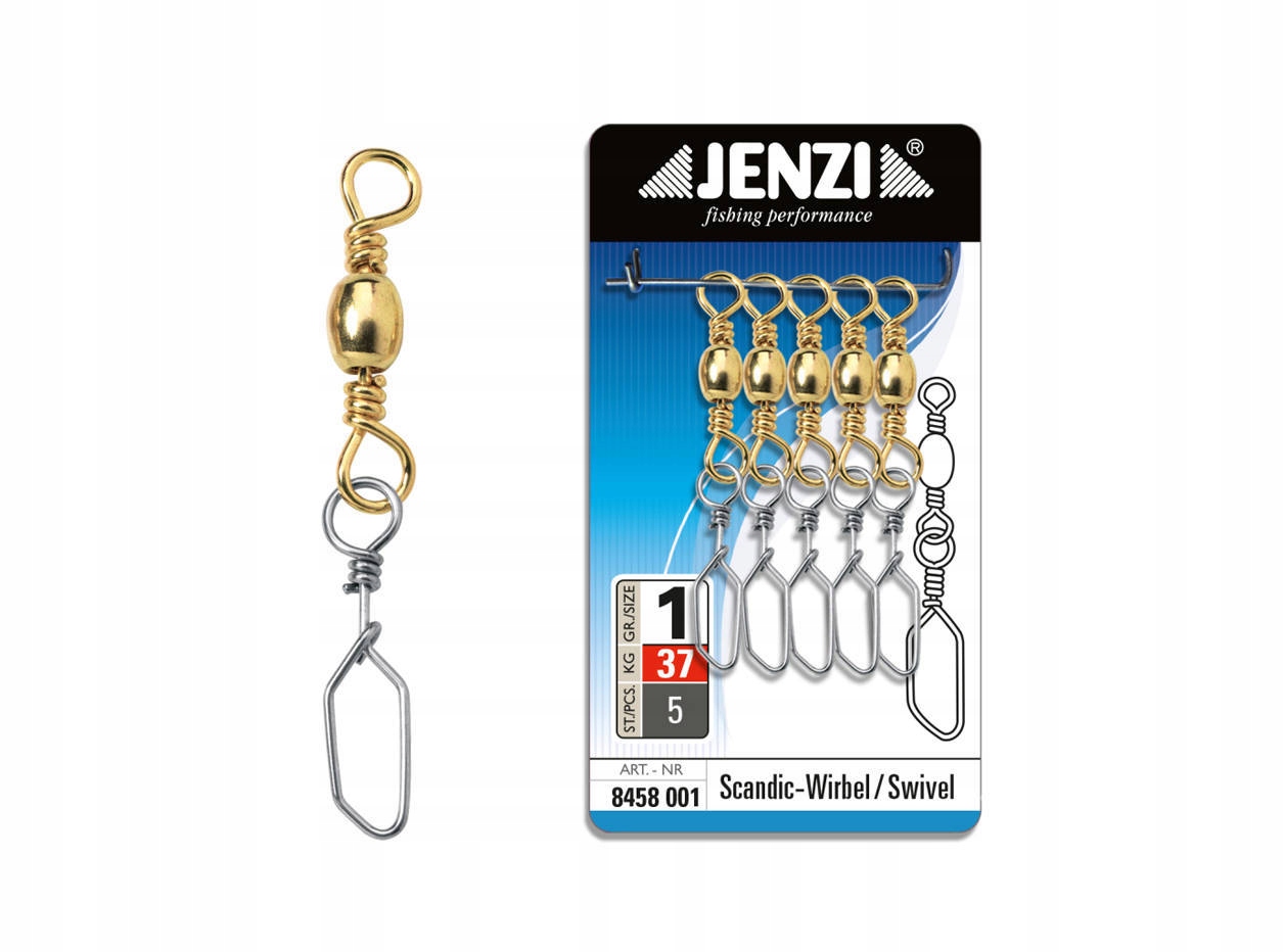 Krętliki Z Agrafką Jenzi Scandic 1-37kg