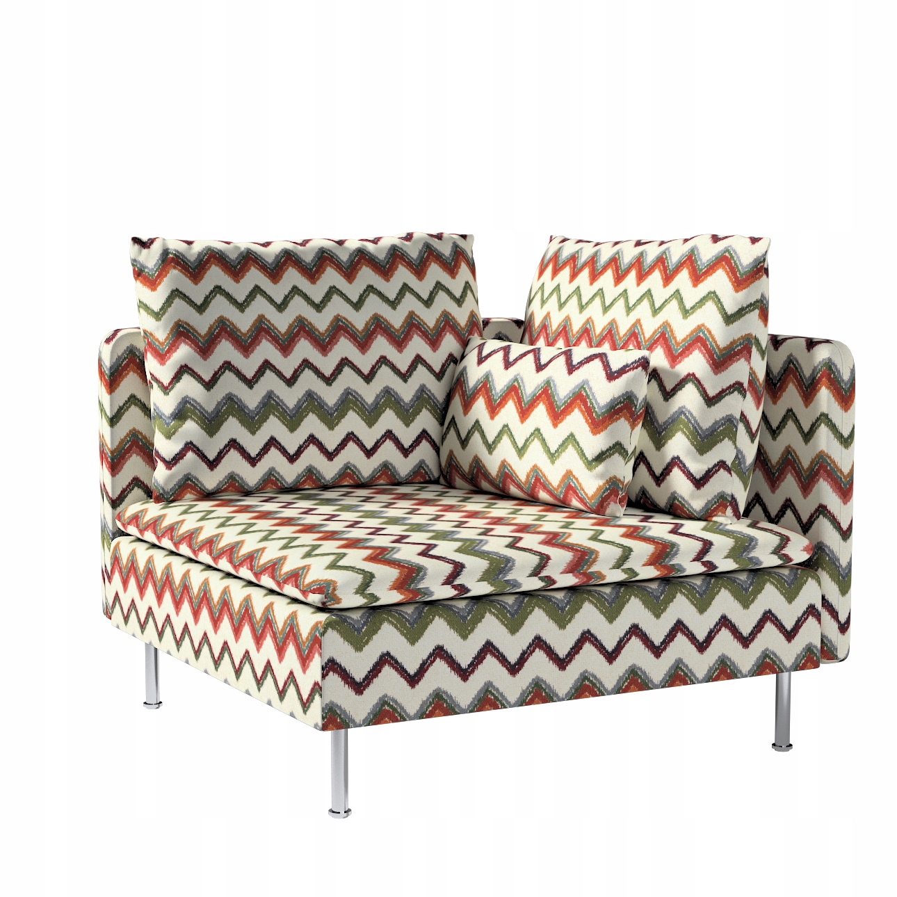 Obal na rohovou sekci Söderhamn Ikea zelený