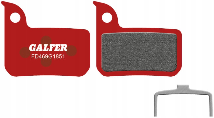 Klocki Okładziny Hamulcowe Galfer Sram Hdr Red Force Rival Hrd Czerwone