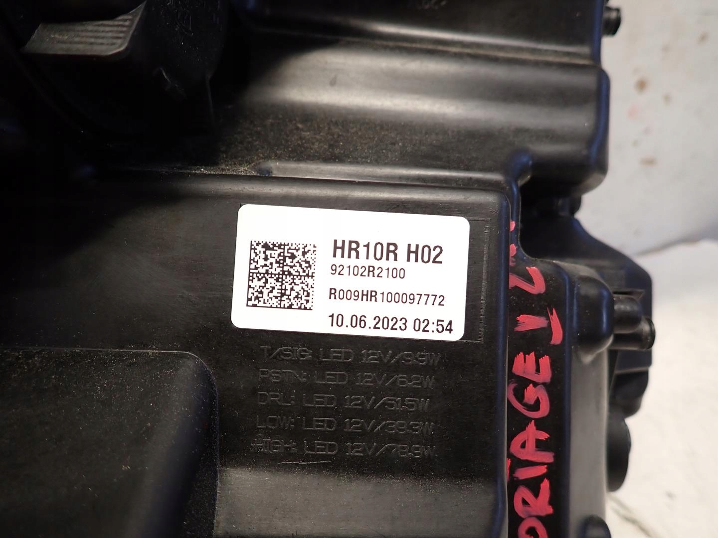 light front front right KIA SPORTAGE V 2022- FULL LED 92102-R2100