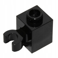 

Lego Klocek 1x1 zaczep 30241b 4533771 1sz Czarny N