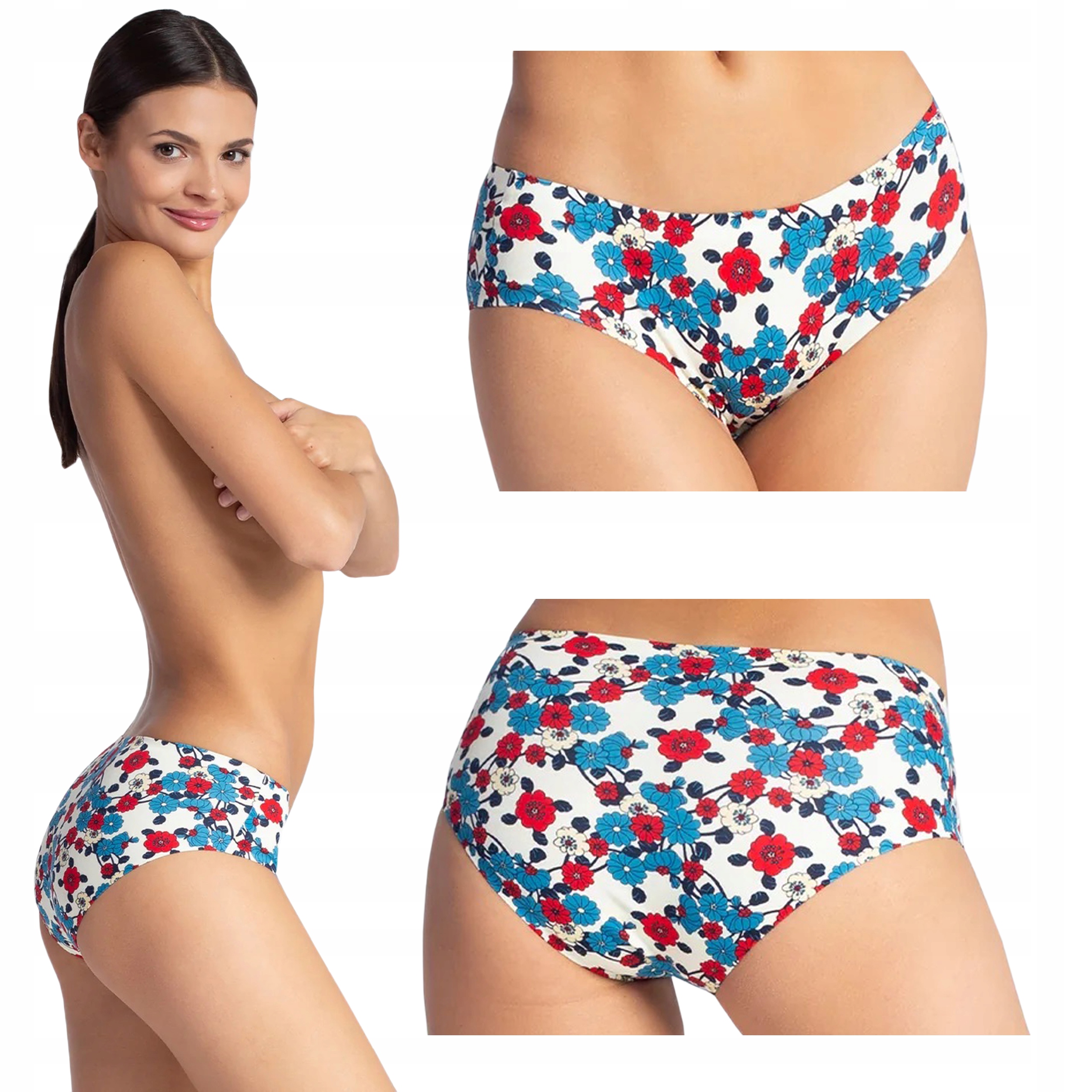 

Gatta bezszwowe majtki Bikini Comfort Print 03 L