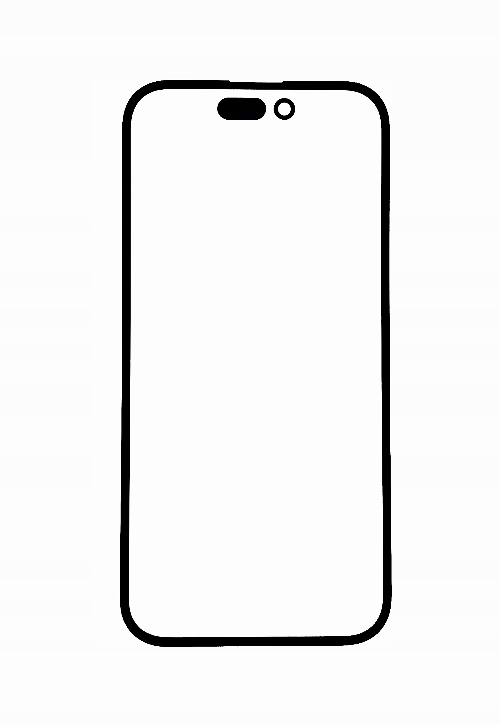 Szyba + klej OCA do iPhone 15