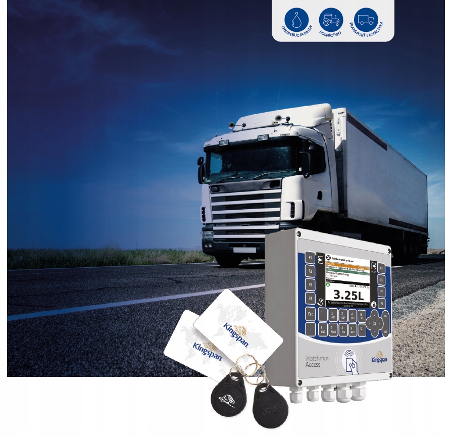 Samoobslužný terminál na vydávanie kontroly paliva Watchman Access Xtrack
