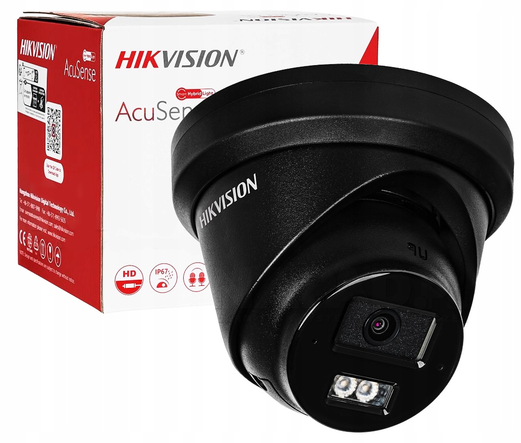 Ip kamera Hikvision DS-2CD2383G2-LI2U 2.8M Black Pl Vonkajšia 4K 8MPx