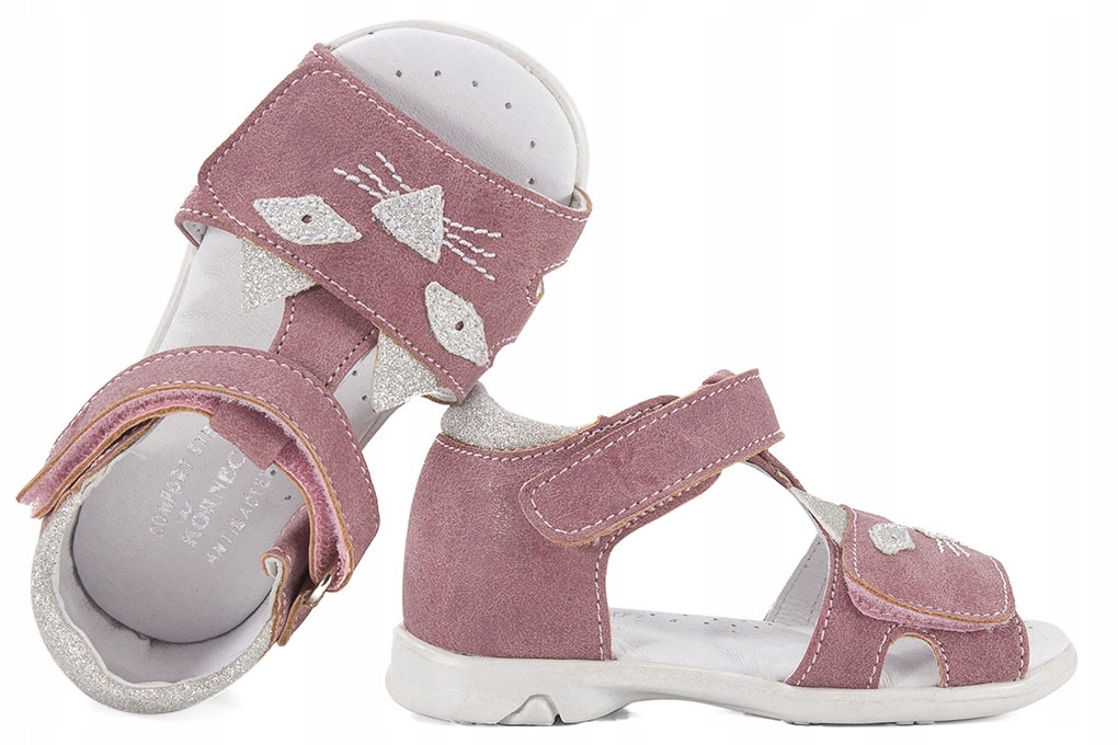 

Kornecki 6305 Sandałki Dziewczęce Sandały kotki 23