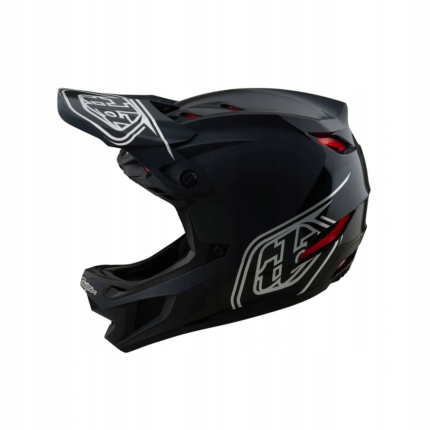 Cyklistická přilba Troy Lee Design D4 Polyacrylite Shadow černá M