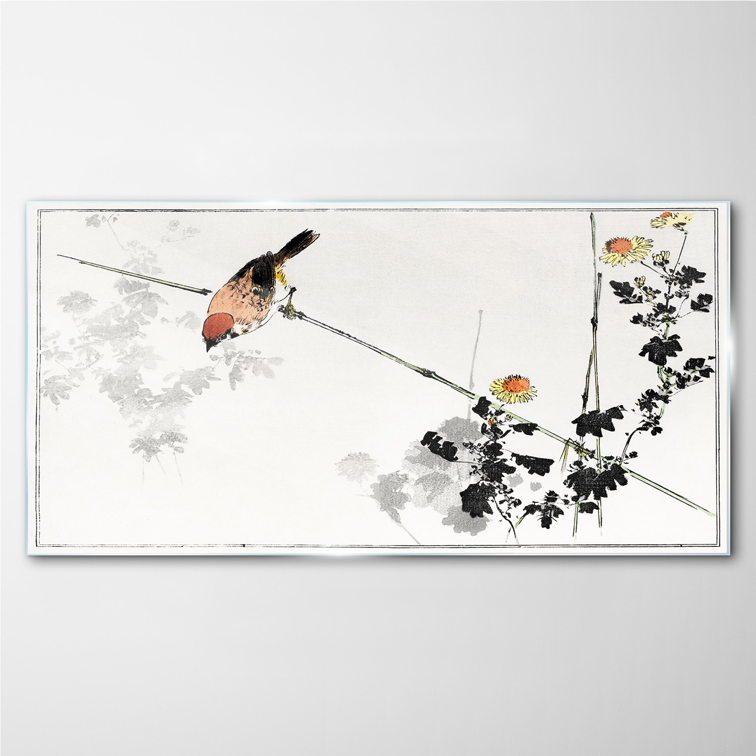 

Foto-obraz szklany Zwierzę ptak wróbel 140x70 cm