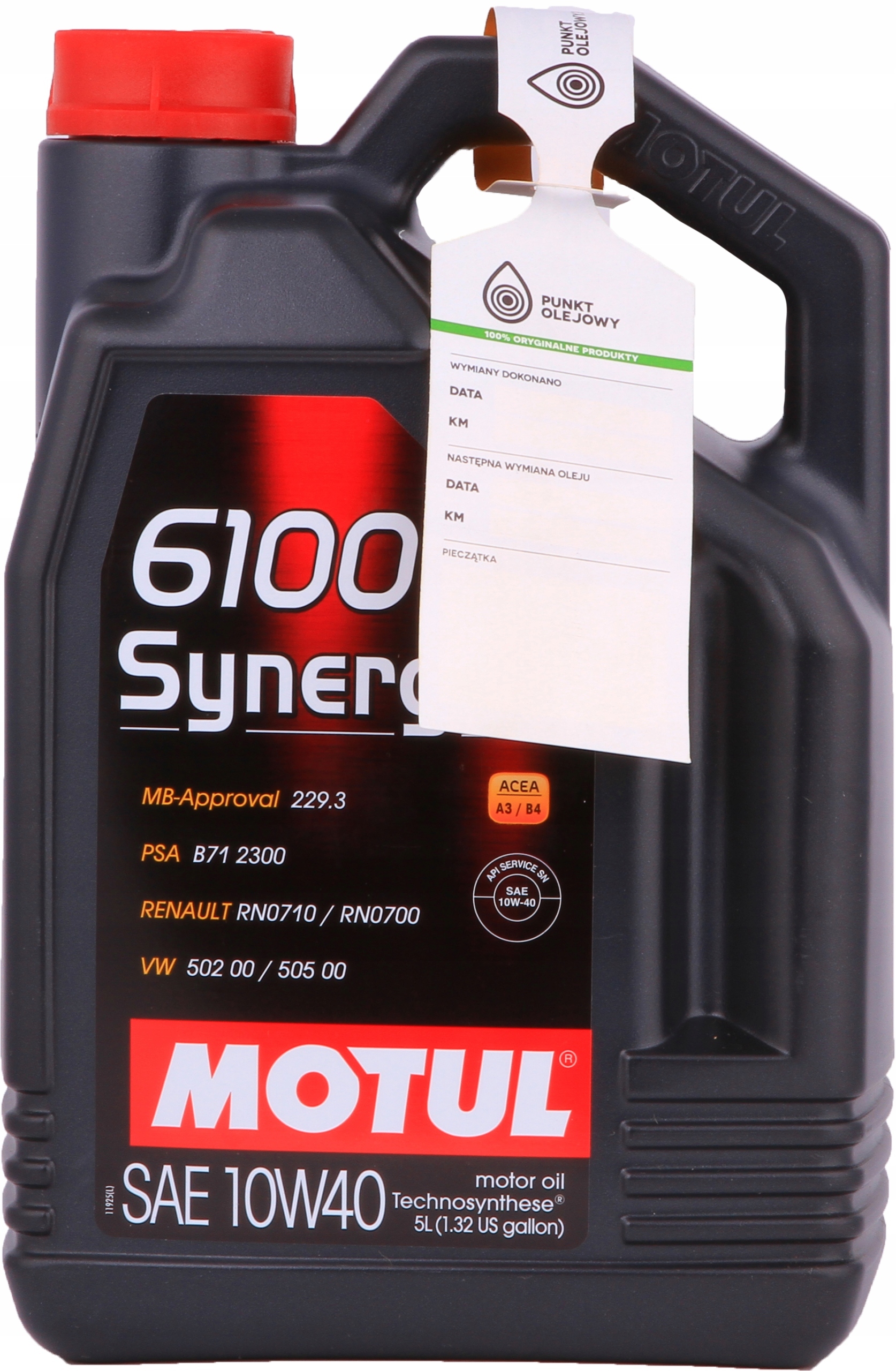 

Motul 6100 Synergie 10W40 5L