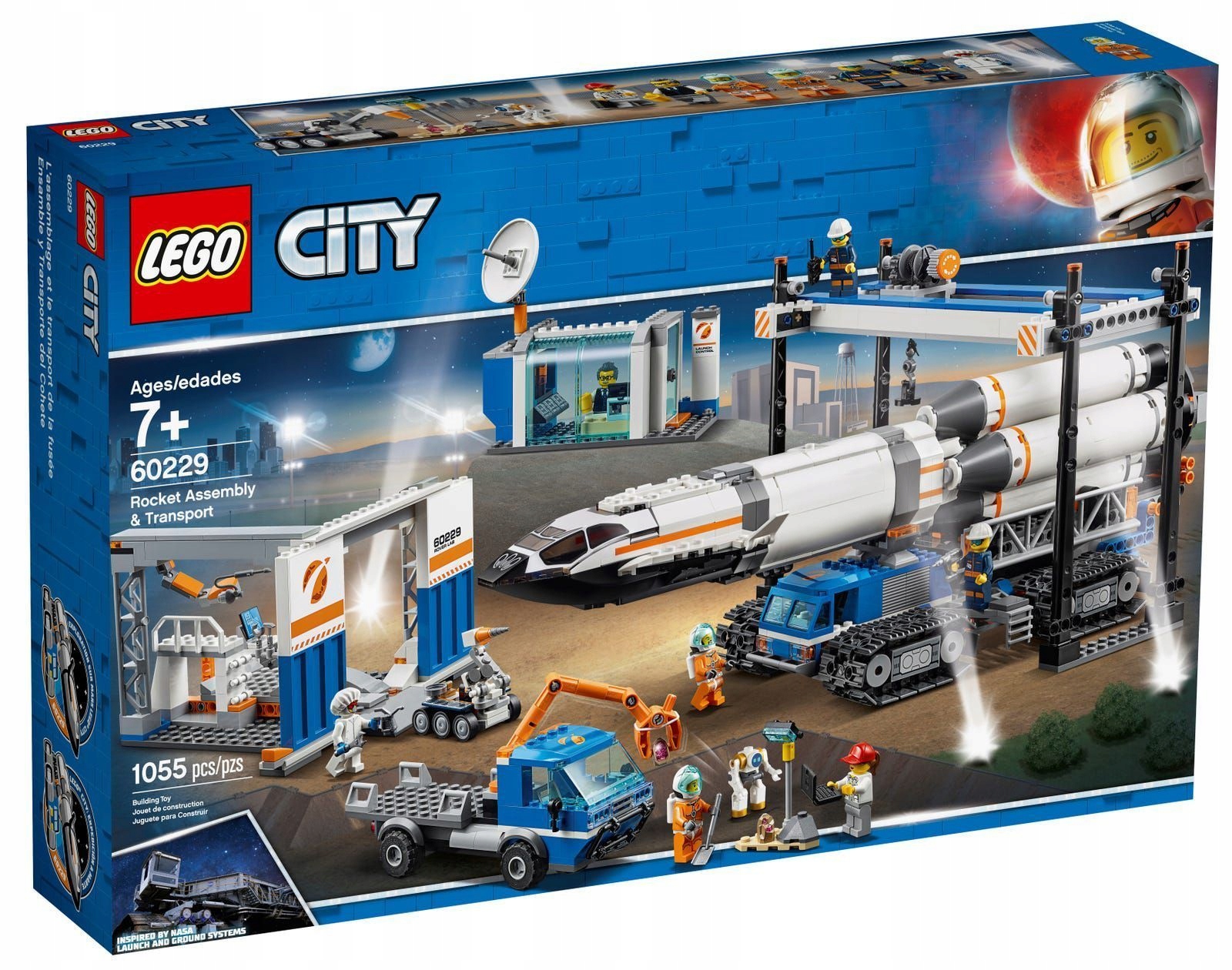 Lego – Město – Přeprava A Montáž Rakety – 60229