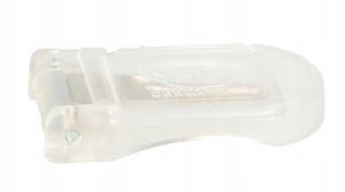 #D20 klucz przeźroczysty chowany do zamka SISO Długość 44 mm