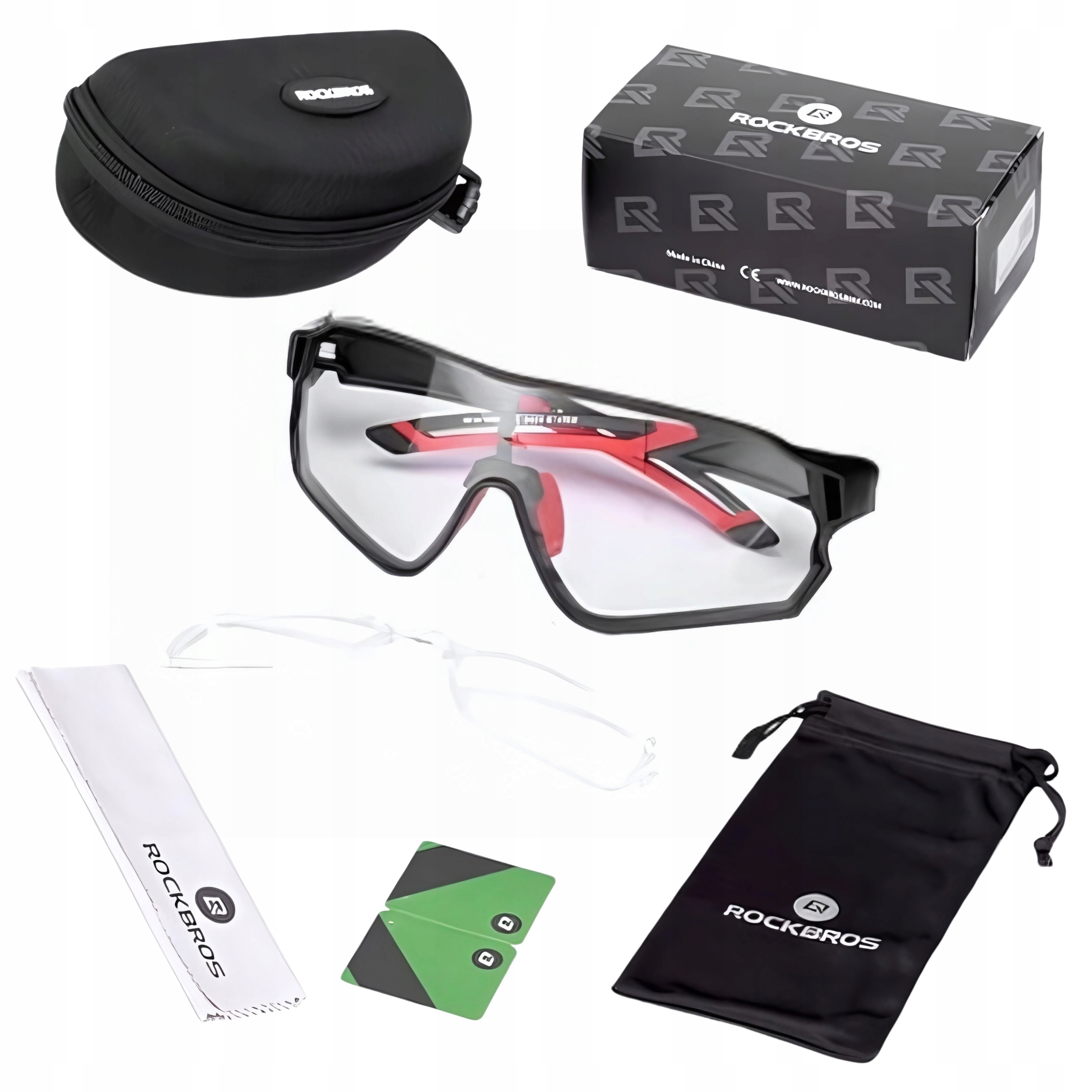 Rockbros okulary rowerowe fotochromowe męskie damskie przeciwsłoneczne