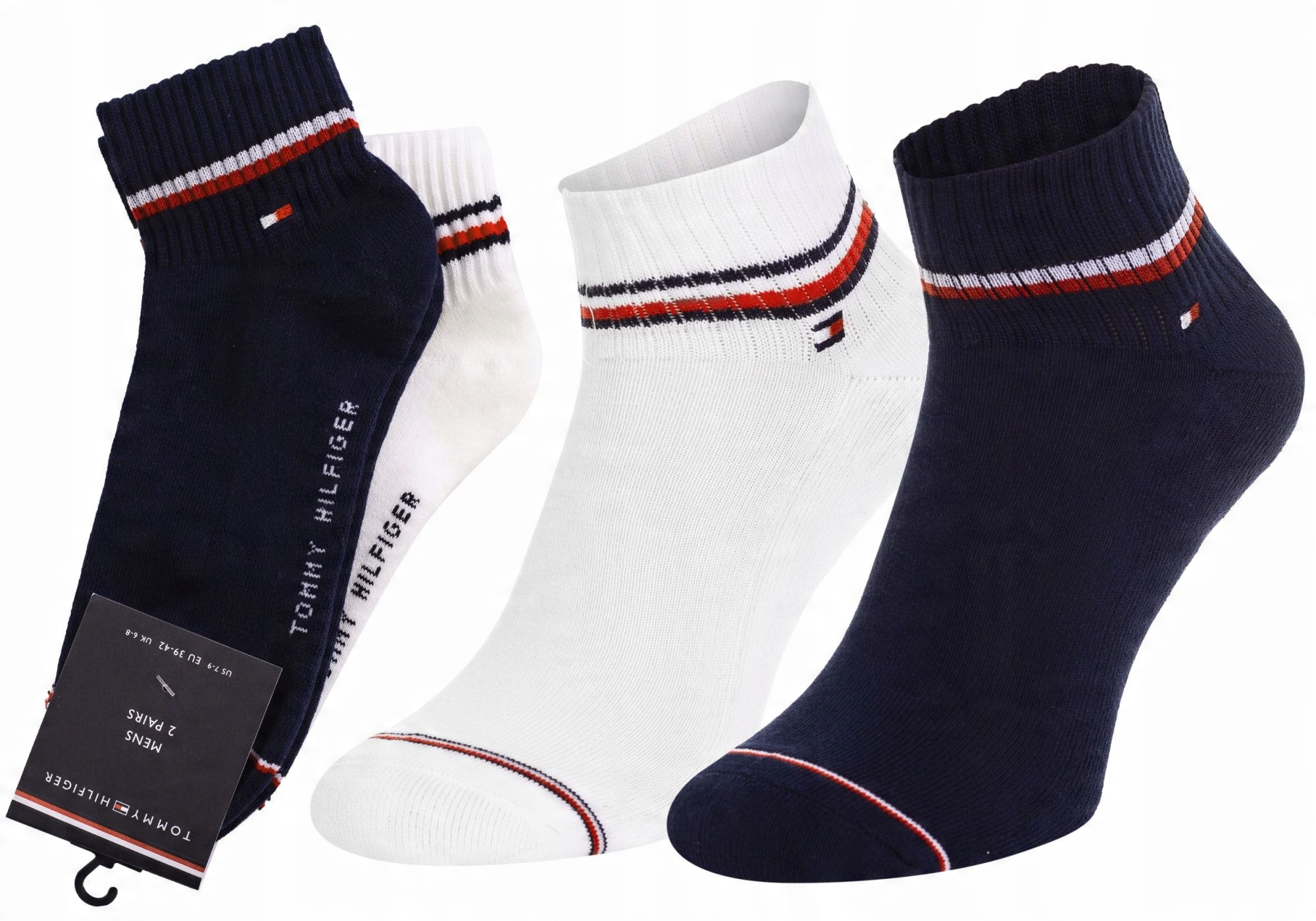 

Tommy Hilfiger Męskie Skarpetki Stopki 2P R: 43-46