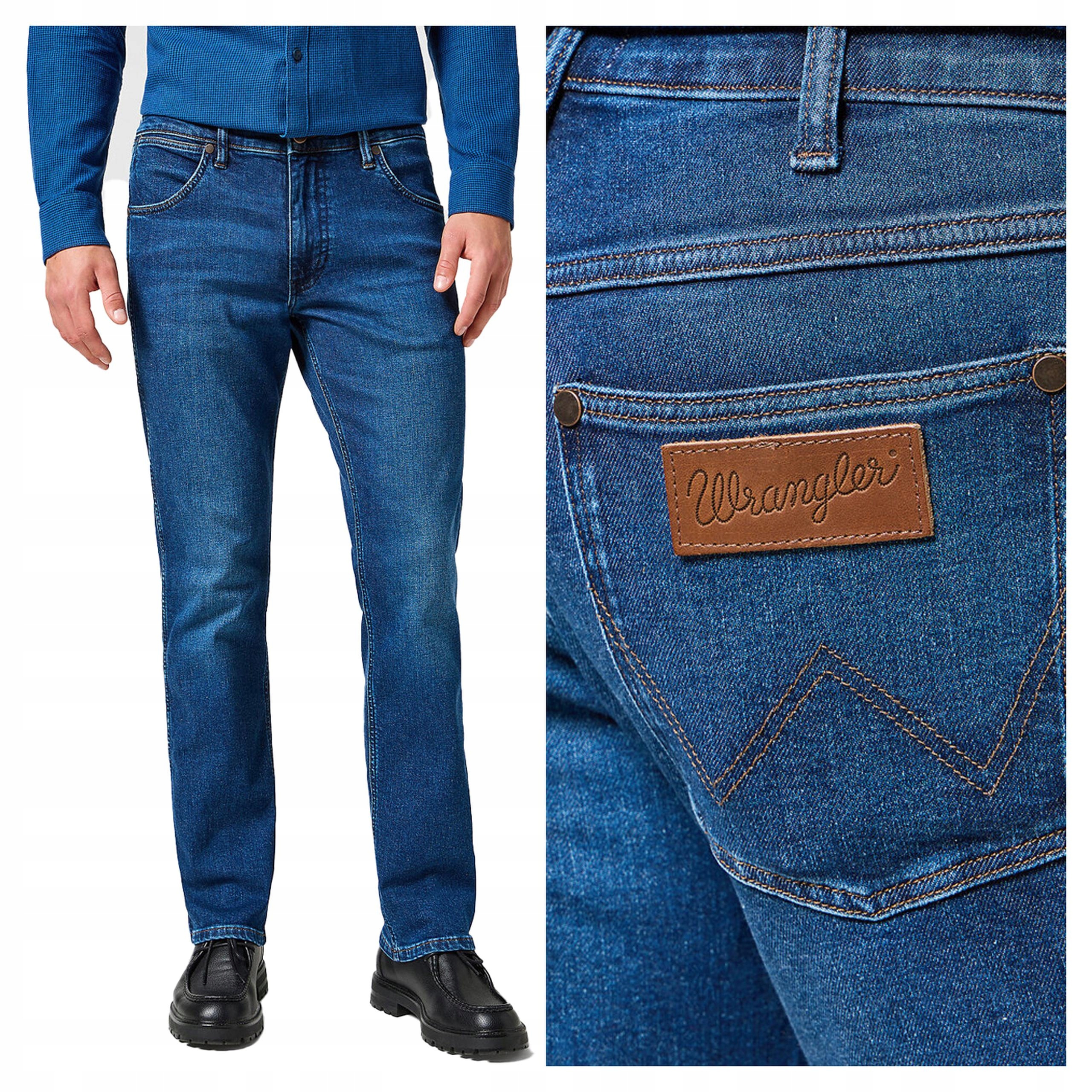 Wrangler Greensboro W30 L34 Pánské džíny Jednoduché