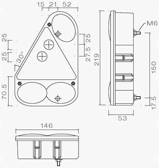 Lampa zespolona tylna Aspöck Earpoint III Prawa 5- EAN (GTIN) 5907648363205
