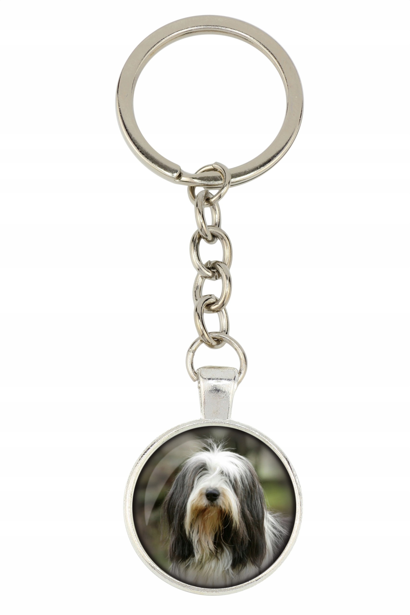 

Bearded Collie Brelok Twoje zdjęcie foto Handmade