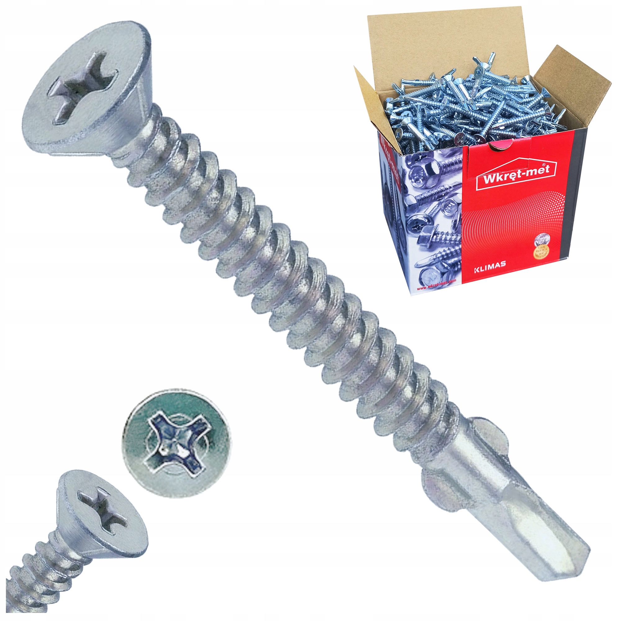 

Wkręty Samowiercące Drewno-stal Ph 4,8x45 250szt