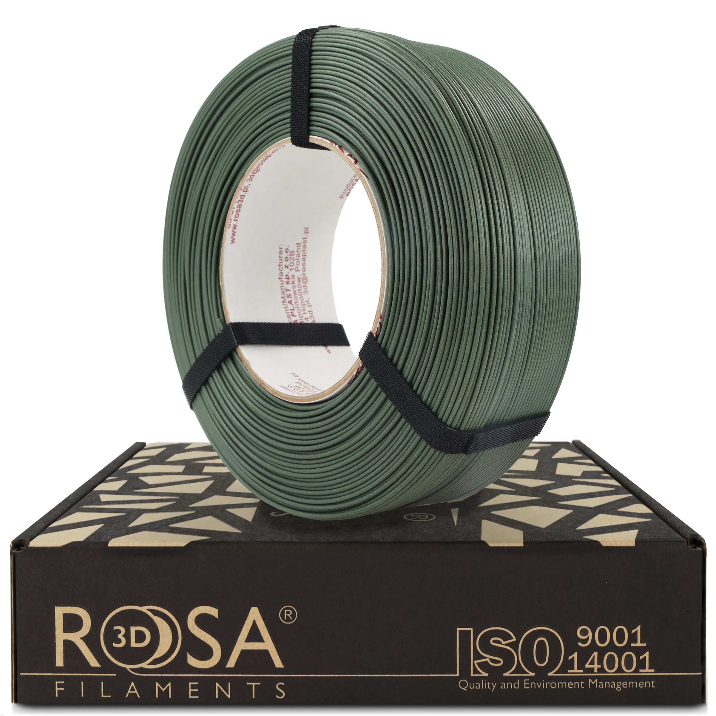 Filament Rosa3D ReFill Pet-g Structure, lesní zelená, 1,75 mm, 1 kg, shnilý