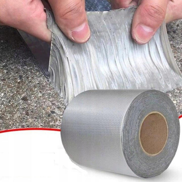 

Silna Taśma Z Foli Aluminiowej Do Napraw Rur 5M