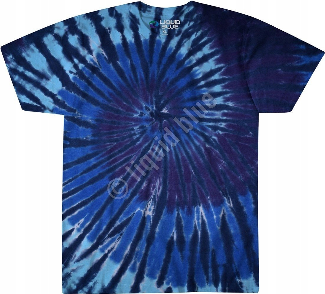 Blue Spiral Streak Liquid Blue M