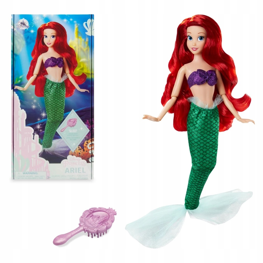 Arielka Ariel Syrenka 31cm Disney Store 24H