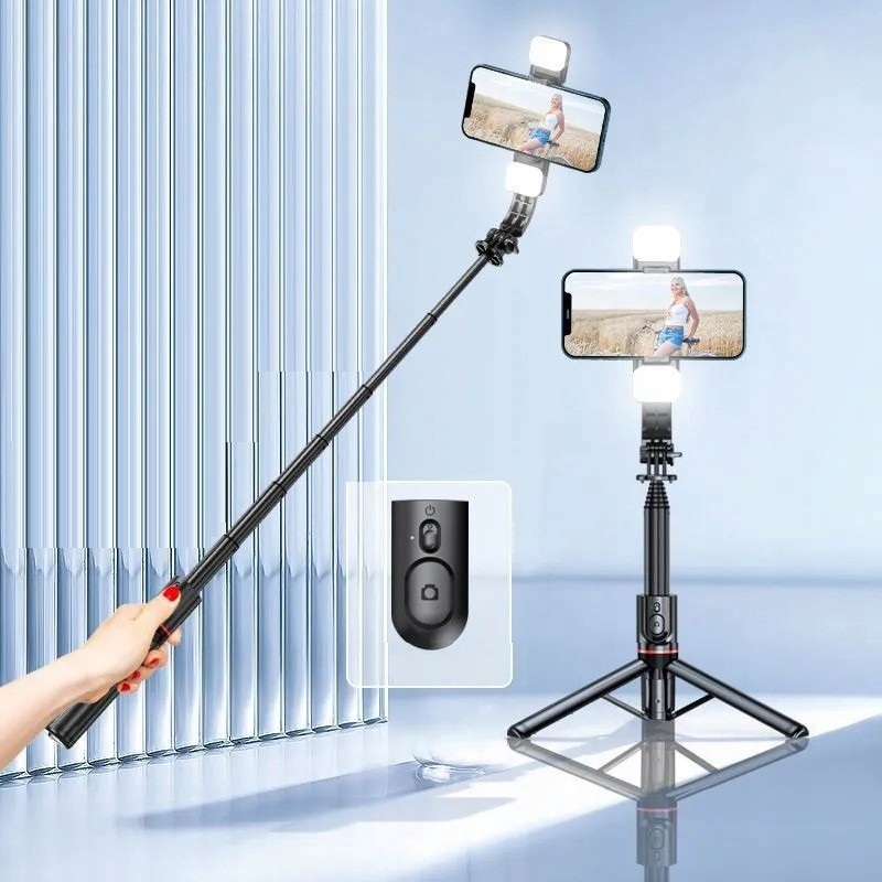 FEEGAR KIJEK SELFIE STICK TRIPOD BLUETOOTH STATYW Obsługiwane systemy operacyjne Android iOS Windows