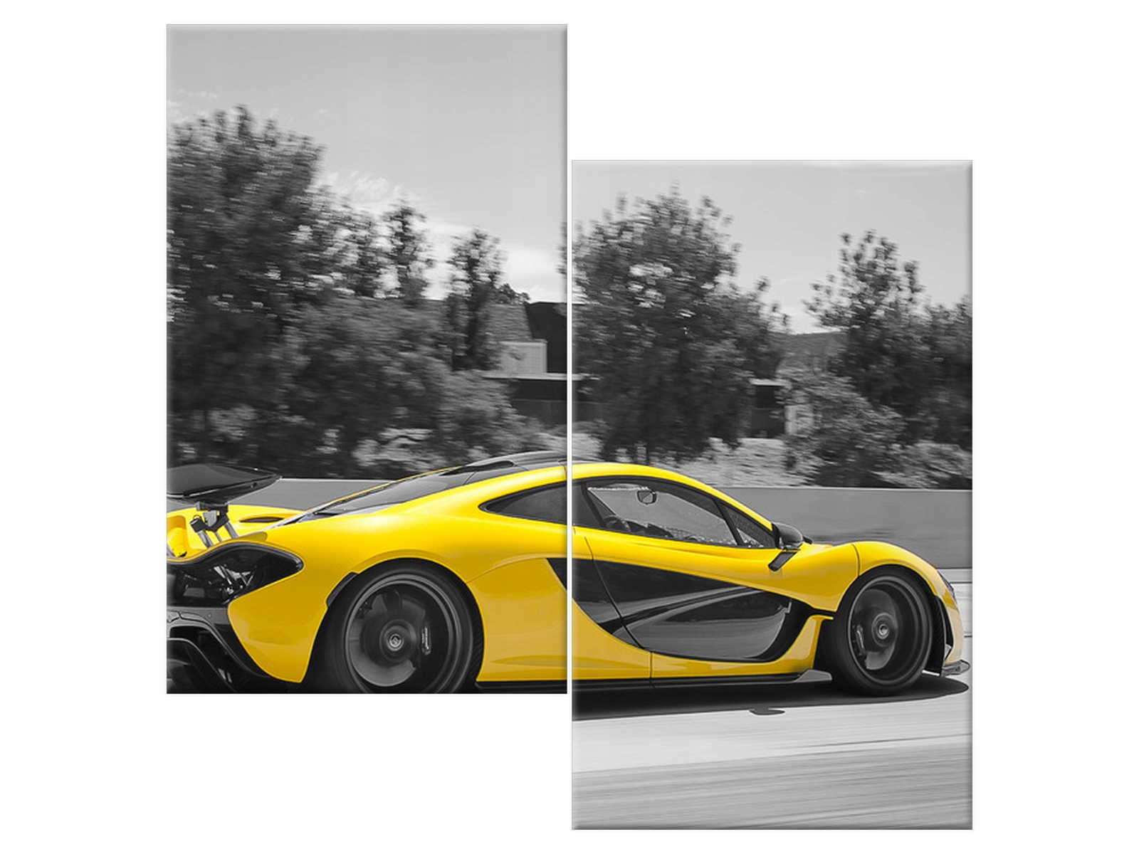 

Obraz Żółty McLaren P1 60x60 Niebo Samochód