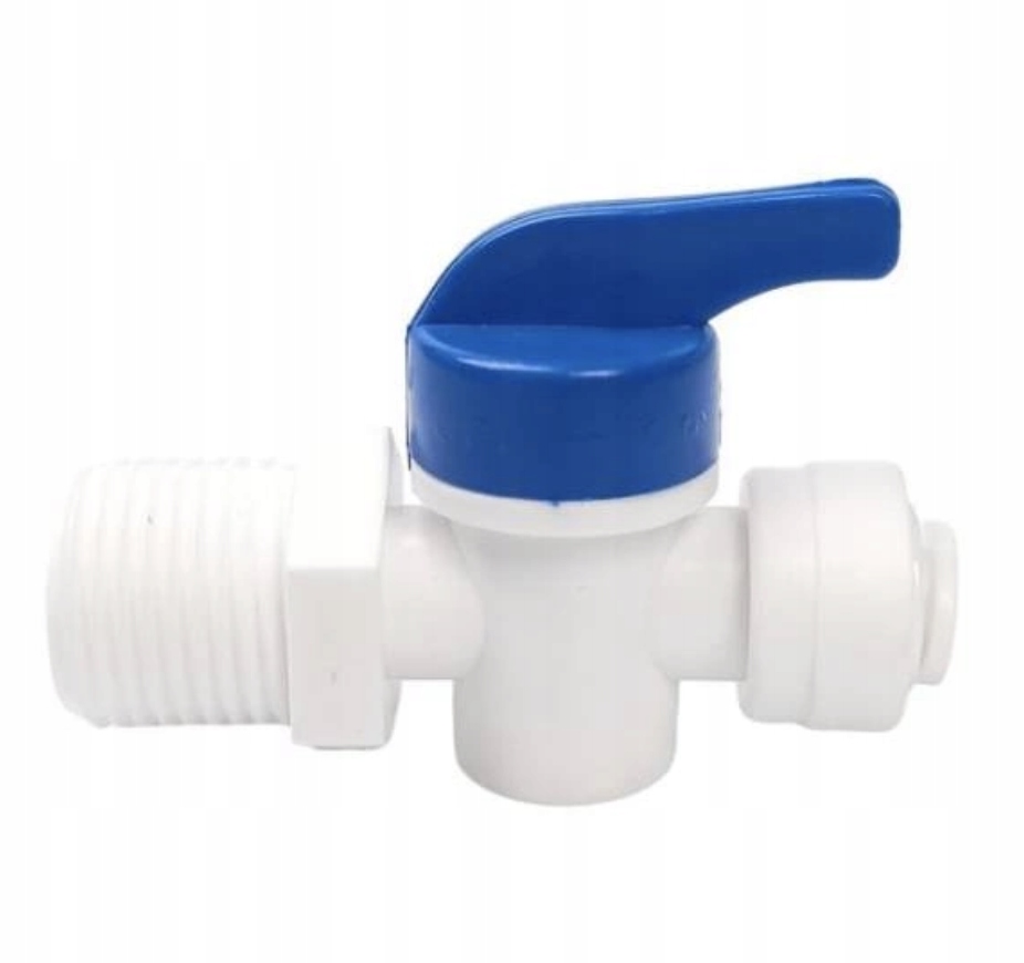 Szybkozłącze do Wody z Zaworem Kulowym i Wtykiem 6.5mm GZ-20mm Łącznik na