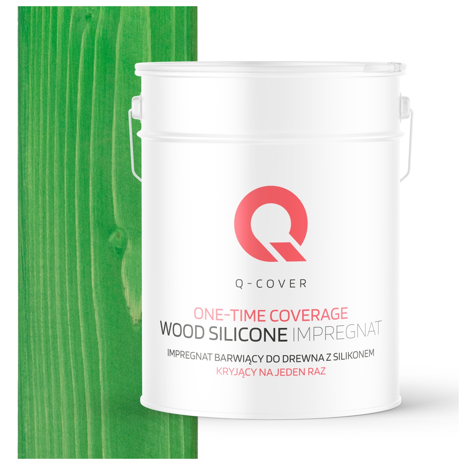 Krycí Impregnát Na Drevo Na Jedno Použitie Extra Farba Uv Zelená Mätová 10 L