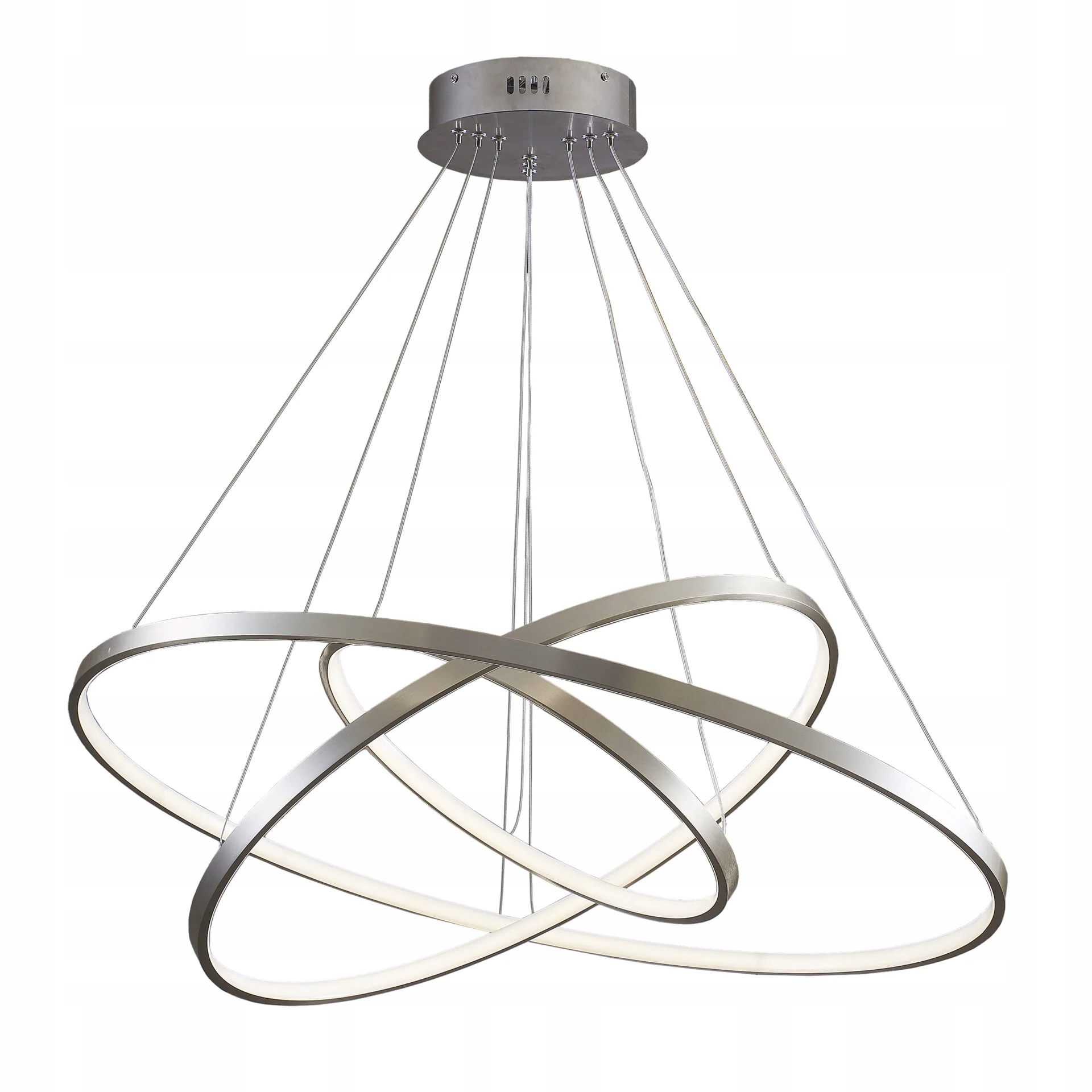Závěsná Led lampa Lea 3 nikl 60W 4000K 330048 Moderní osvětlení sufi