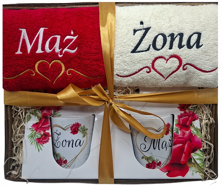 Na Ślub Ślubny Rocznicę Ślubu 1-50 Kosz Komplet Zestaw