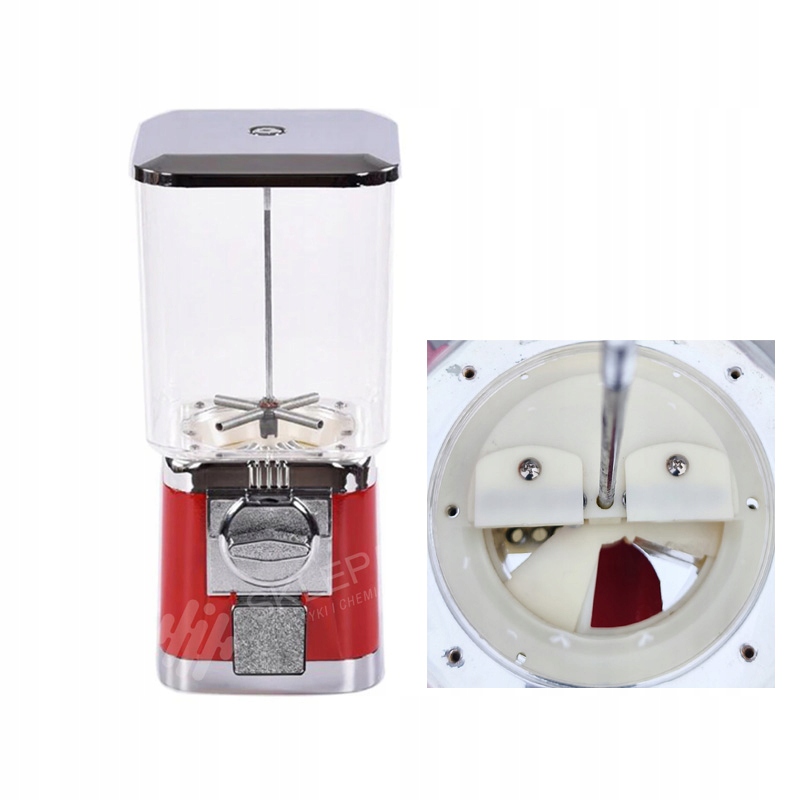 Automat sprzedający orzeszki produkty sypkie automat vendingowy 1zł 2zł