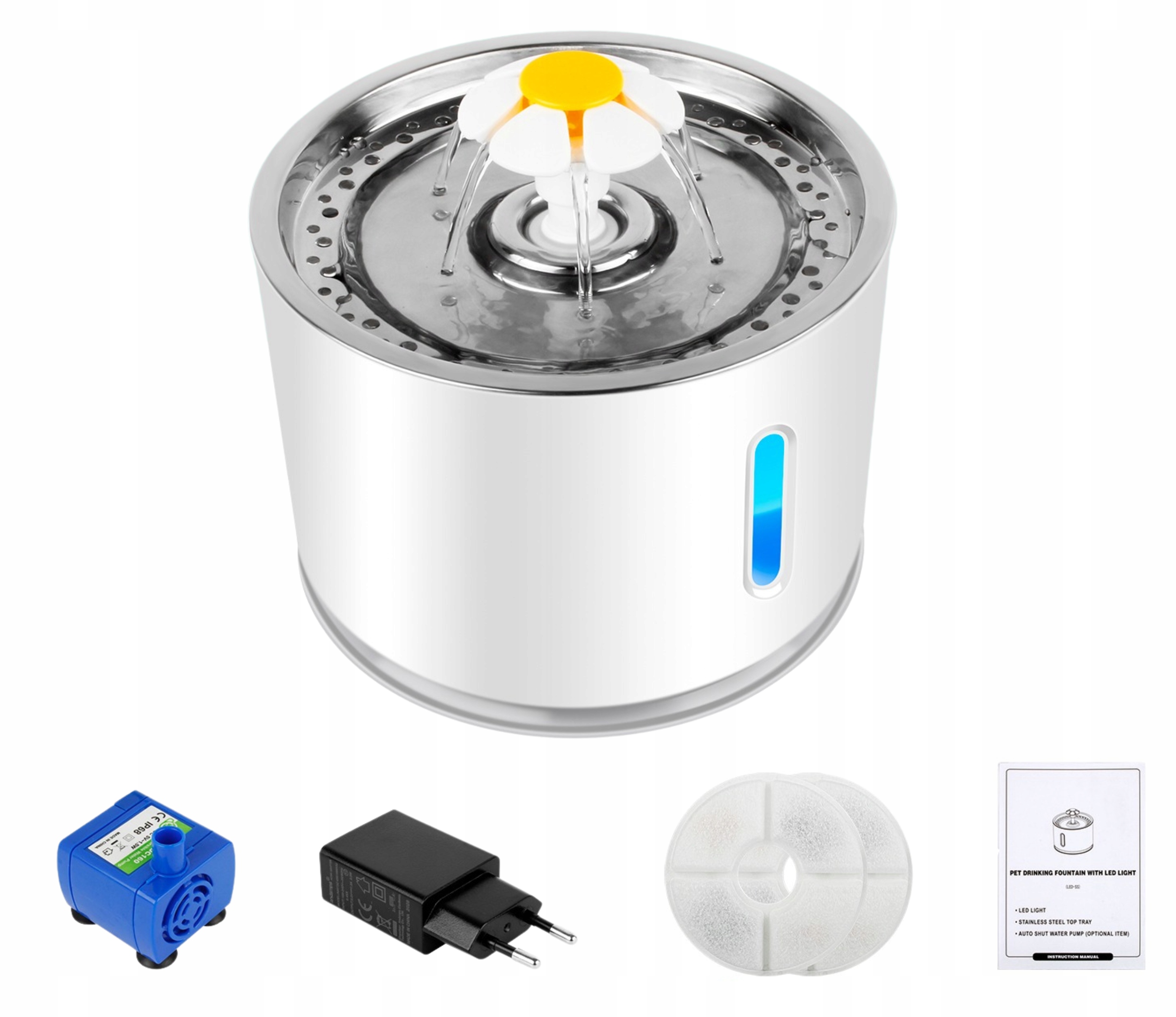 Levně Napáječka Fontána Automatická Pro KOČKY2.4L Filtry