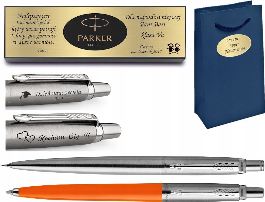 Parker Jotter Zestaw długopis ołówek Grawer