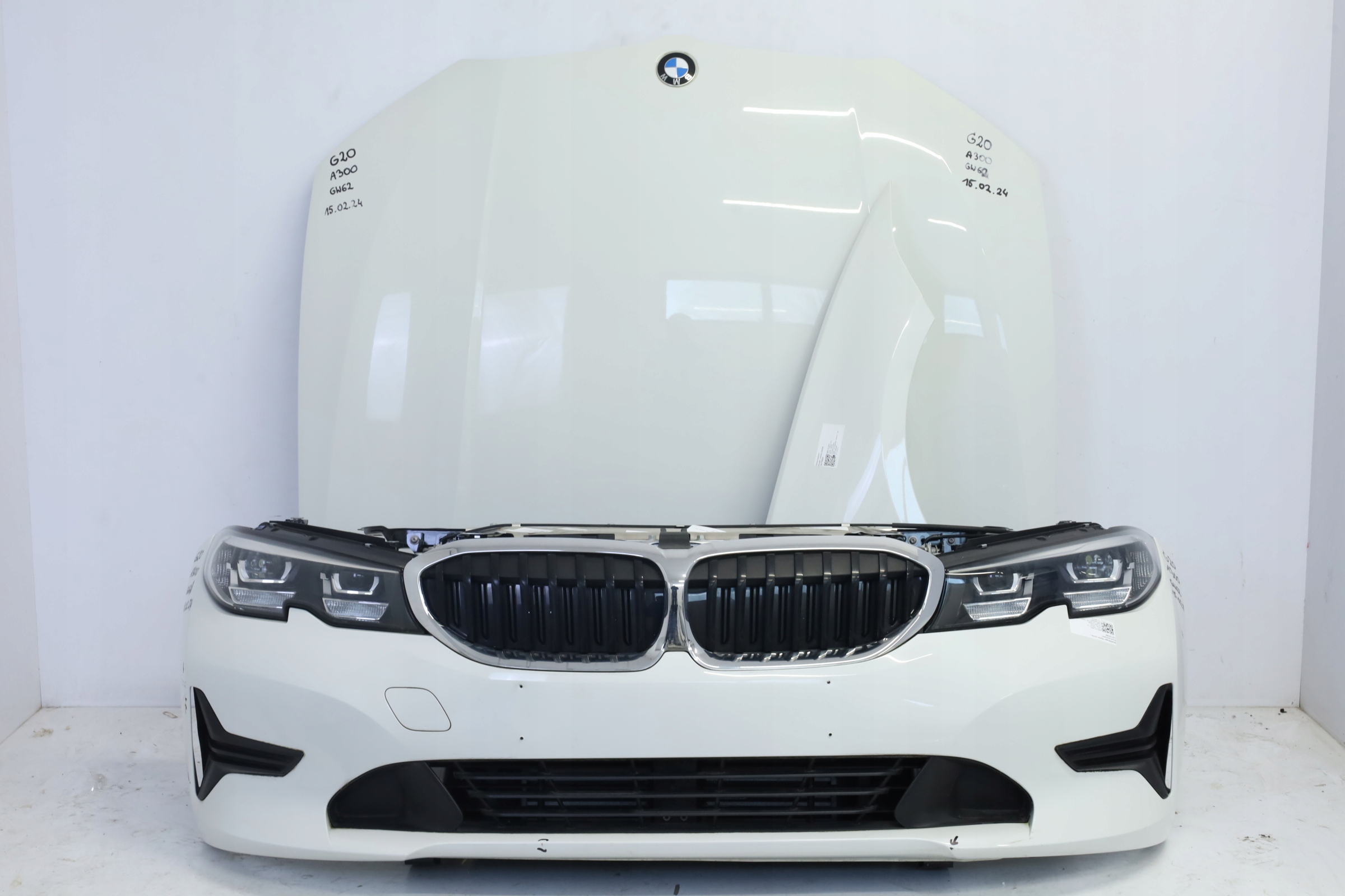 PRZÓD BMW G20 MASKA ZDERZAK LAMPA BŁOTNIK LED A300