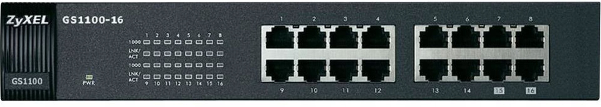 Zyxel 16xGb fanless switch GS1100-16 v3