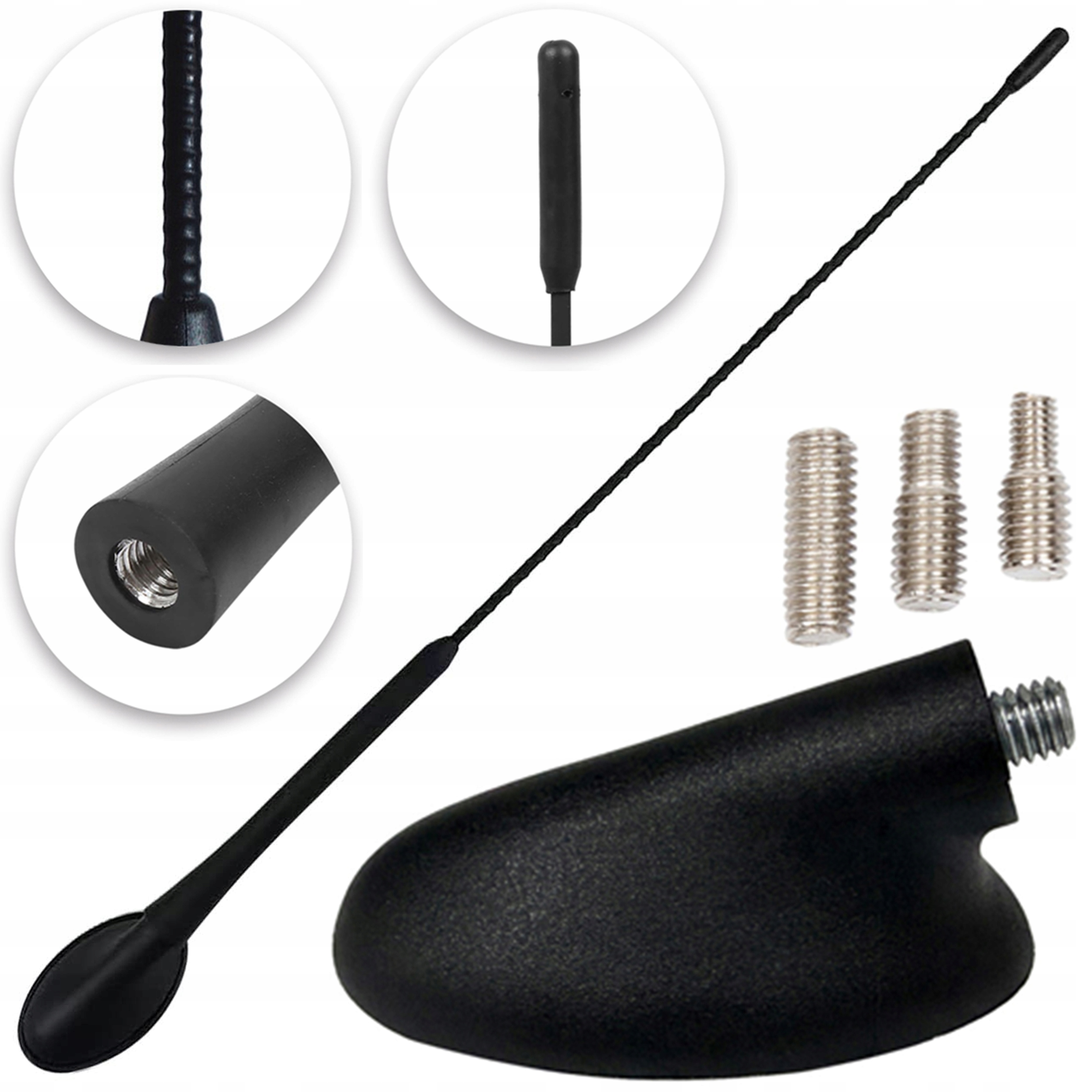 Samochodowa Antena dachowa bat 45cm do Ford Focus Fiesta Mondeo Fusion Kuga